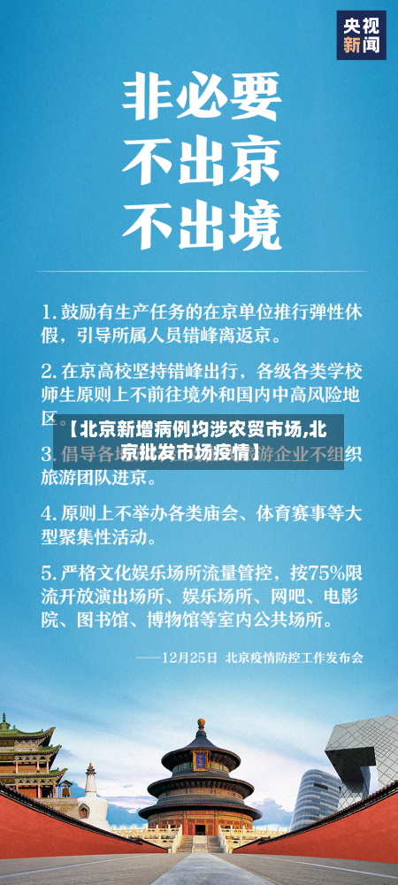 【北京新增病例均涉农贸市场,北京批发市场疫情】-第2张图片