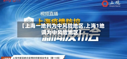 【上海一地列为中风险地区,上海1地调为中风险地区】