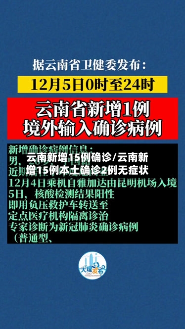 云南新增15例确诊/云南新增15例本土确诊2例无症状