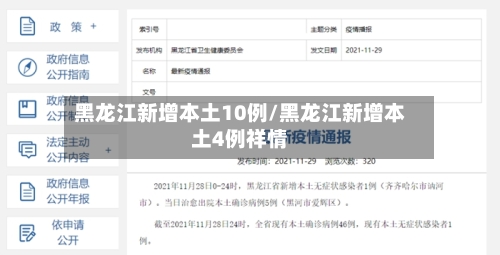 黑龙江新增本土10例/黑龙江新增本土4例祥情-第3张图片