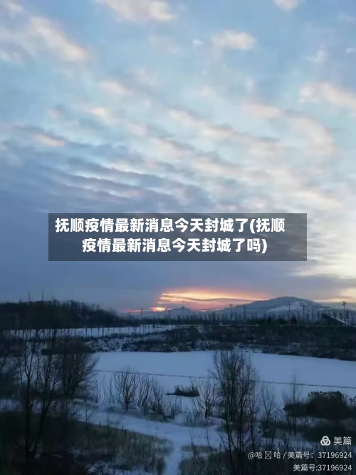抚顺疫情最新消息今天封城了(抚顺疫情最新消息今天封城了吗)-第2张图片