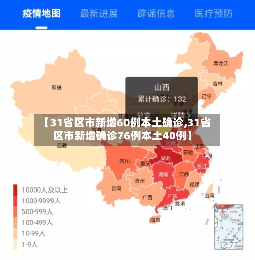 【31省区市新增60例本土确诊,31省区市新增确诊76例本土40例】