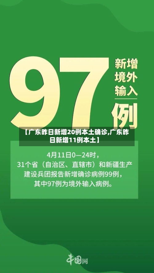 【广东昨日新增20例本土确诊,广东昨日新增11例本土】-第3张图片