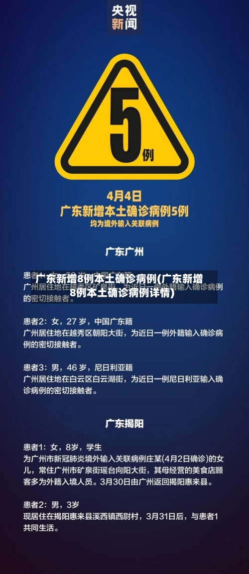 广东新增8例本土确诊病例(广东新增8例本土确诊病例详情)-第2张图片