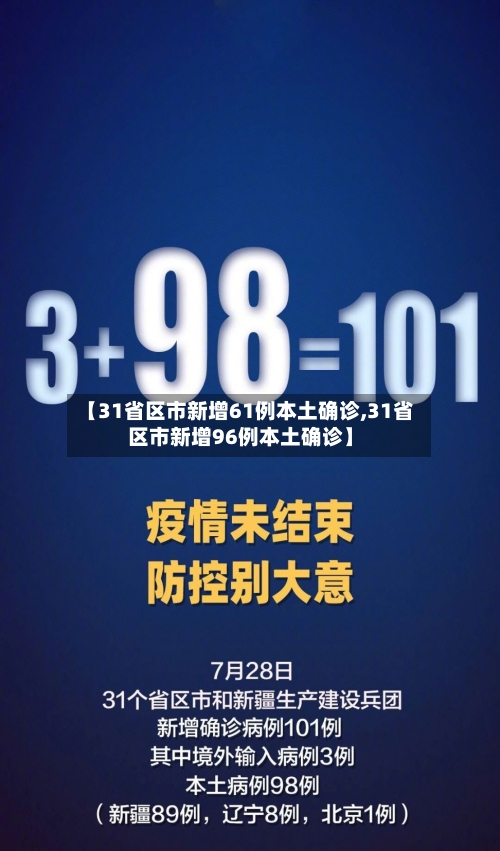【31省区市新增61例本土确诊,31省区市新增96例本土确诊】-第2张图片