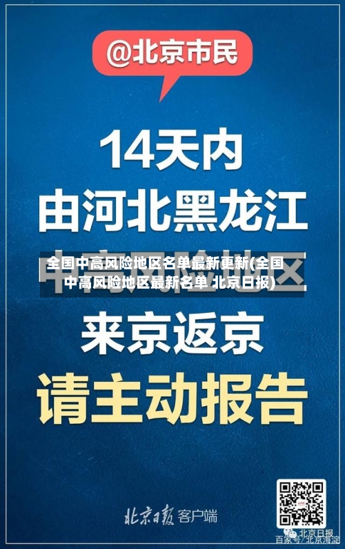 全国中高风险地区名单最新更新(全国中高风险地区最新名单 北京日报)-第3张图片