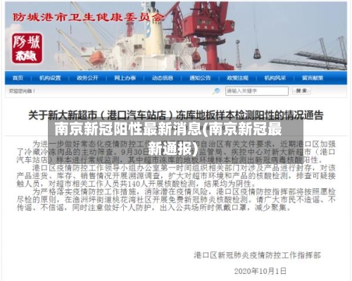 南京新冠阳性最新消息(南京新冠最新通报)-第2张图片