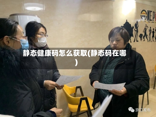 静态健康码怎么获取(静态码在哪)