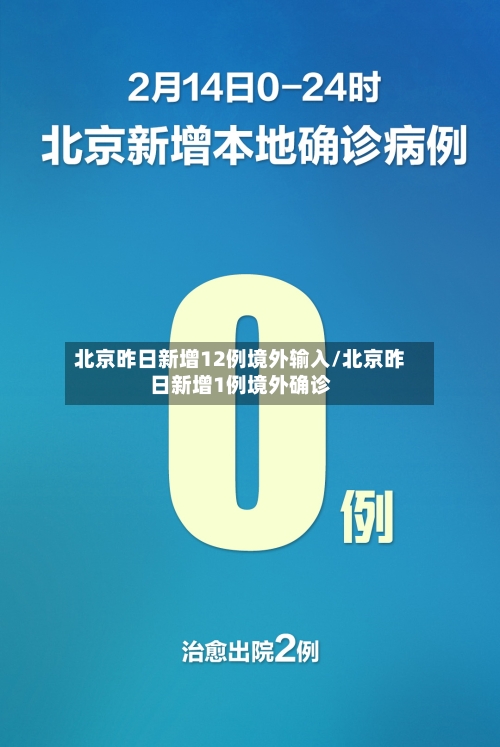 北京昨日新增12例境外输入/北京昨日新增1例境外确诊