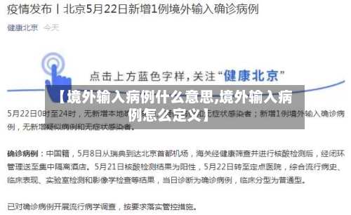 【境外输入病例什么意思,境外输入病例怎么定义】-第2张图片
