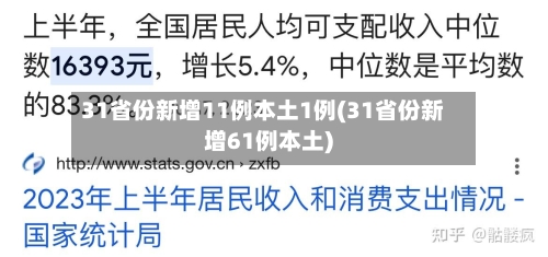 31省份新增11例本土1例(31省份新增61例本土)-第2张图片