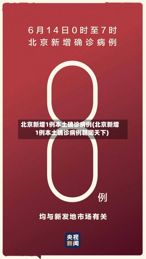 北京新增1例本土确诊病例(北京新增1例本土确诊病例朝闻天下)-第2张图片