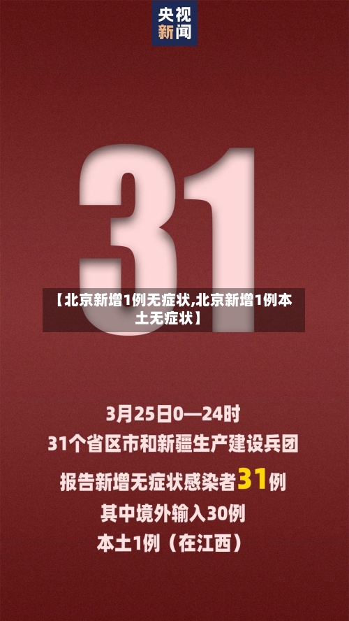 【北京新增1例无症状,北京新增1例本土无症状】-第2张图片