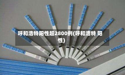 呼和浩特阳性超2800例(呼和浩特 阳性)