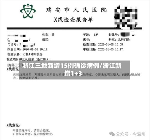 浙江三地新增15例确诊病例/浙江新增1+3